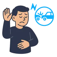 õnnetus — illustration of accident