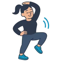 aeroobika — illustration of aerobics