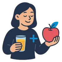 õunamahl — illustration of apple juice