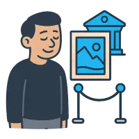 kunstimuuseum — иллюстрация: художественный музей