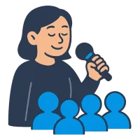 publik — illustration of audience