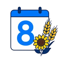 august — illustration of August