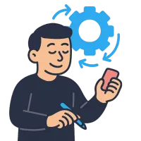 automaatselt — illustration of automatically