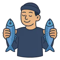 räim — illustration of Baltic herring