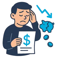 pankrot — illustration of bankruptcy