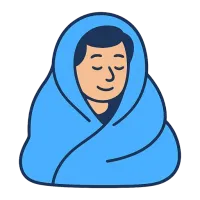 tekk — ілюстрація: ковдра