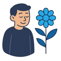 õis — illustration of blossom