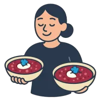 borš — illustration of borscht