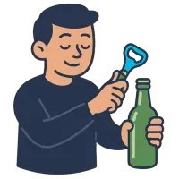 pudeliavaja — illustration of bottle opener