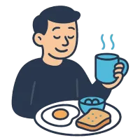 hommikusöök — illustration of breakfast