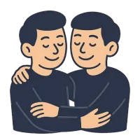 vend — illustration of brother
