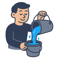 ämber — illustration of bucket