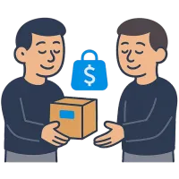ostja — illustration of buyer