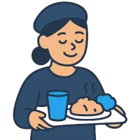söökla — illustration of canteen