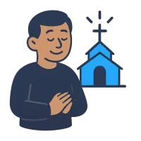 jumalateenistus — illustration of Church service