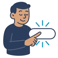 klõpsama — illustration of to click