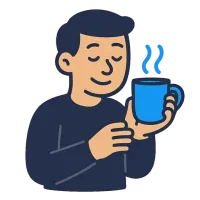 kohv — illustration of coffee