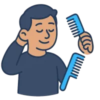 kamm — illustration of comb