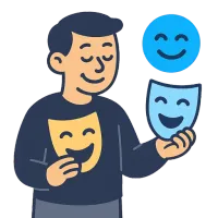 komöödia — illustration of comedy