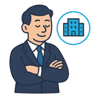 firmajuht — illustration of company director
