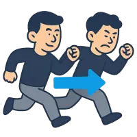 võistlema — illustration of to compete
