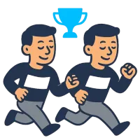 konkurents — illustration of competition