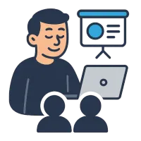 konverents — ілюстрація: конференція