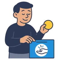 panustama — illustration of to contribute