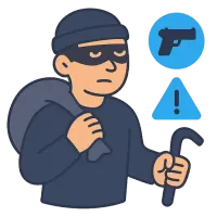 kuritegu — illustration of crime