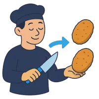 kotlet — illustration of cutlet