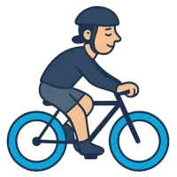 jalgrattur — illustration of cyclist