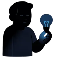pime — illustration of dark