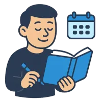 päevik — illustration of diary
