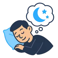 uni — illustration of sleep