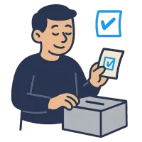 valimised — illustration of election