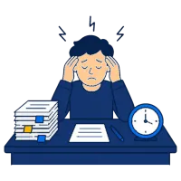 stress — illustration of stress