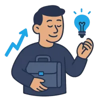 ettevõtja — illustration of entrepreneur