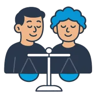 võrdsus — illustration of equality