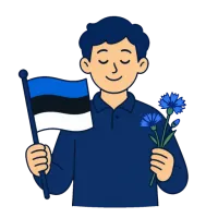 iseseisvuspäev — illustration of Independence Day