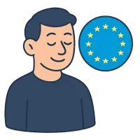 eurooplane — ілюстрація: європеєць