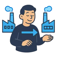 tehas — illustration of factory