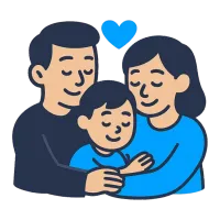 pere — illustration of family