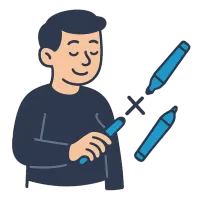 viltpliiats — illustration of felt-tip pen
