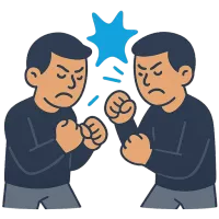 võitlus — illustration of fight