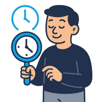 leidma aega — illustration of to find time