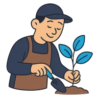 aiatöö — illustration of gardening