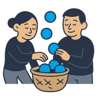 kogunema — illustration of gather
