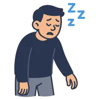 väsima — illustration of get tired