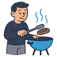 grillima — illustration of grill