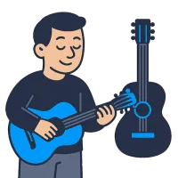 kitarr — illustration of guitar